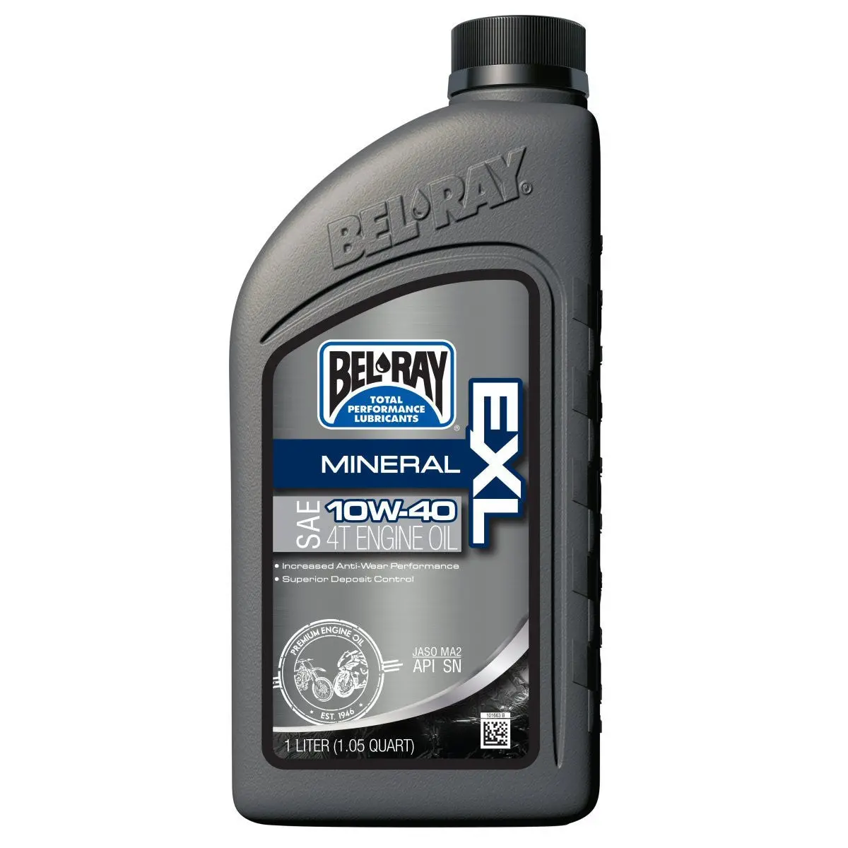 Bel-Ray Exl Mineral 4T Engine Oil 1