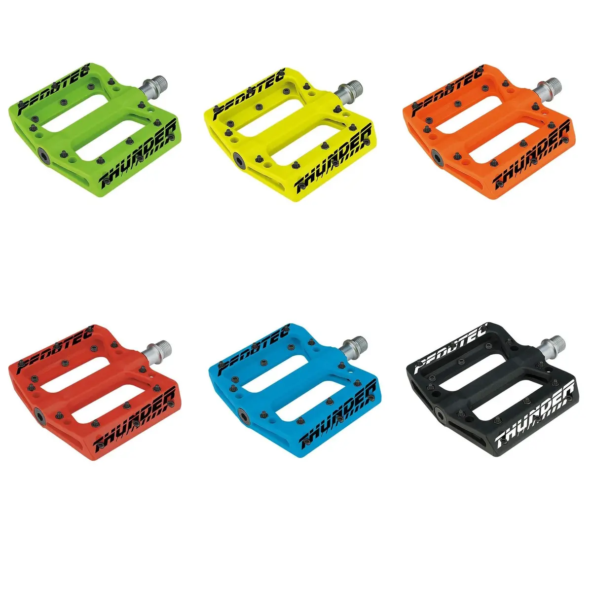 Pedotec Thunder 183 Pro Platform Pedals With 20 Pins 1
