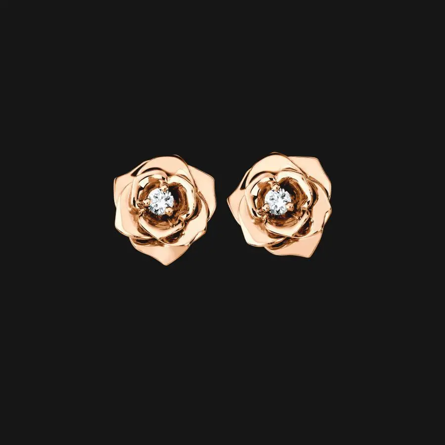 14K Solid Bloom Earrings 1