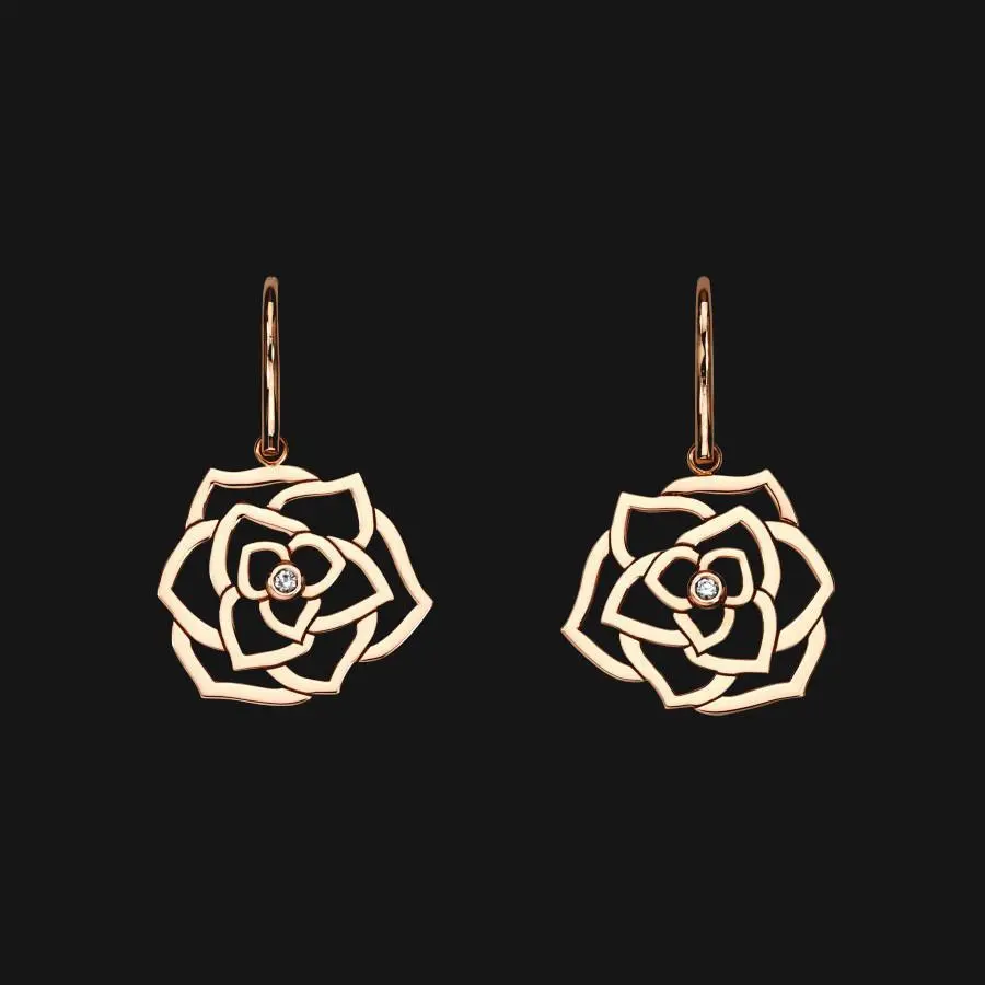 14K Wire Bloom Earrings 1