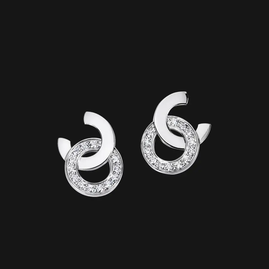 18K Interlinked Earrings 1