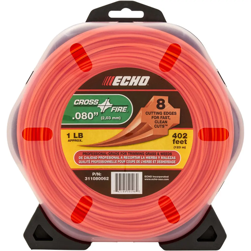 Echo Cross-Fire .080 Trimmer Line 1-Pound Donut (402 Feet) 311080062 1
