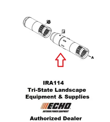 E165000910 Genuine Echo Blower Tube Pb-8010T, Pb-8010H 1