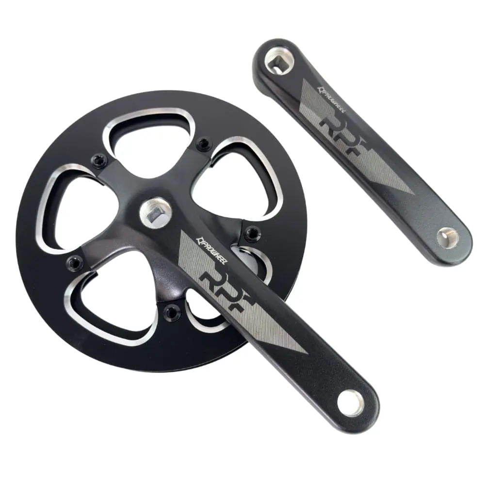 Crank Set Prowheel 46T 170Mm Bike  Double Chainring Guard 1