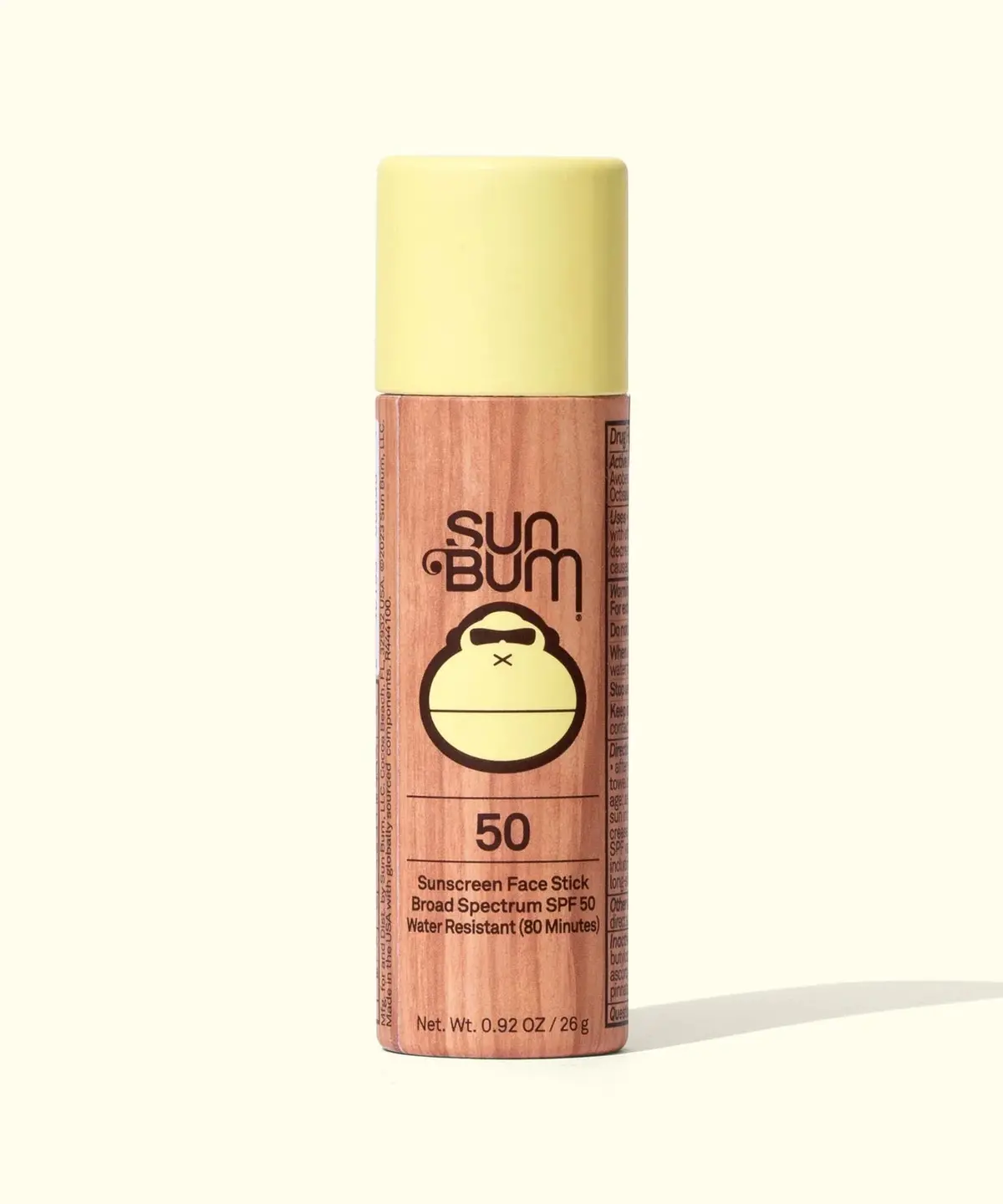Sun Bum Sunscreen Face Stick Spf 50 Paper Tube 1