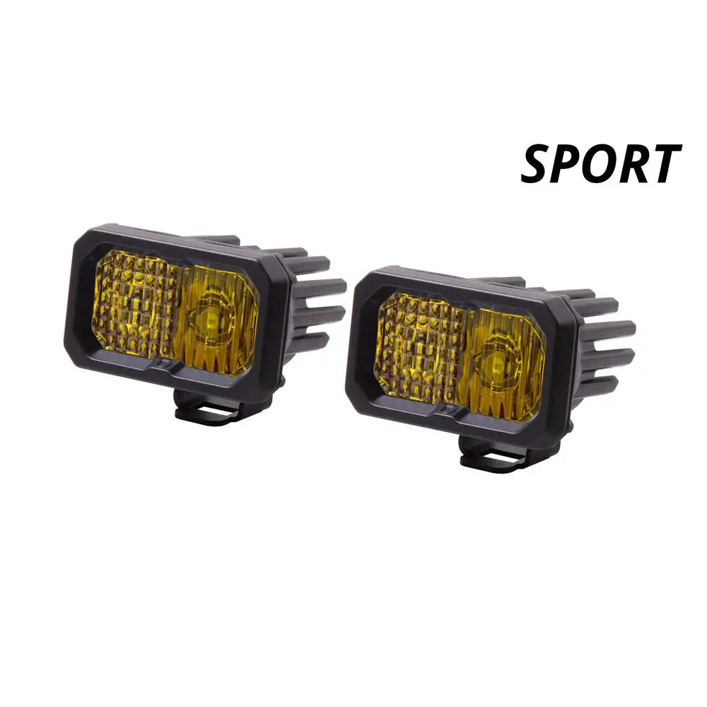 Diode Dynamics - Ssc2 Sae/Dot Yellow Sport Standard Led Pod (Pair) 1