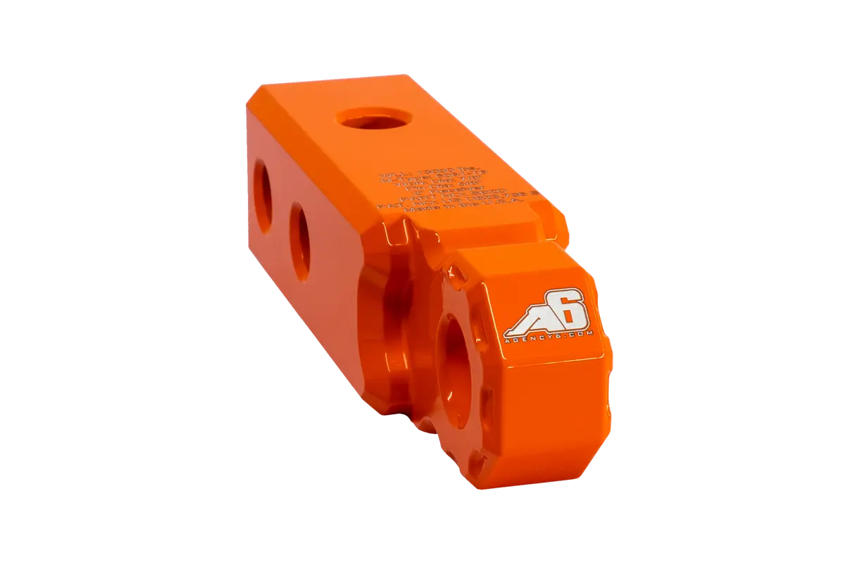 Agency 6 - Shackle Block 2" Assembly - Orange 2