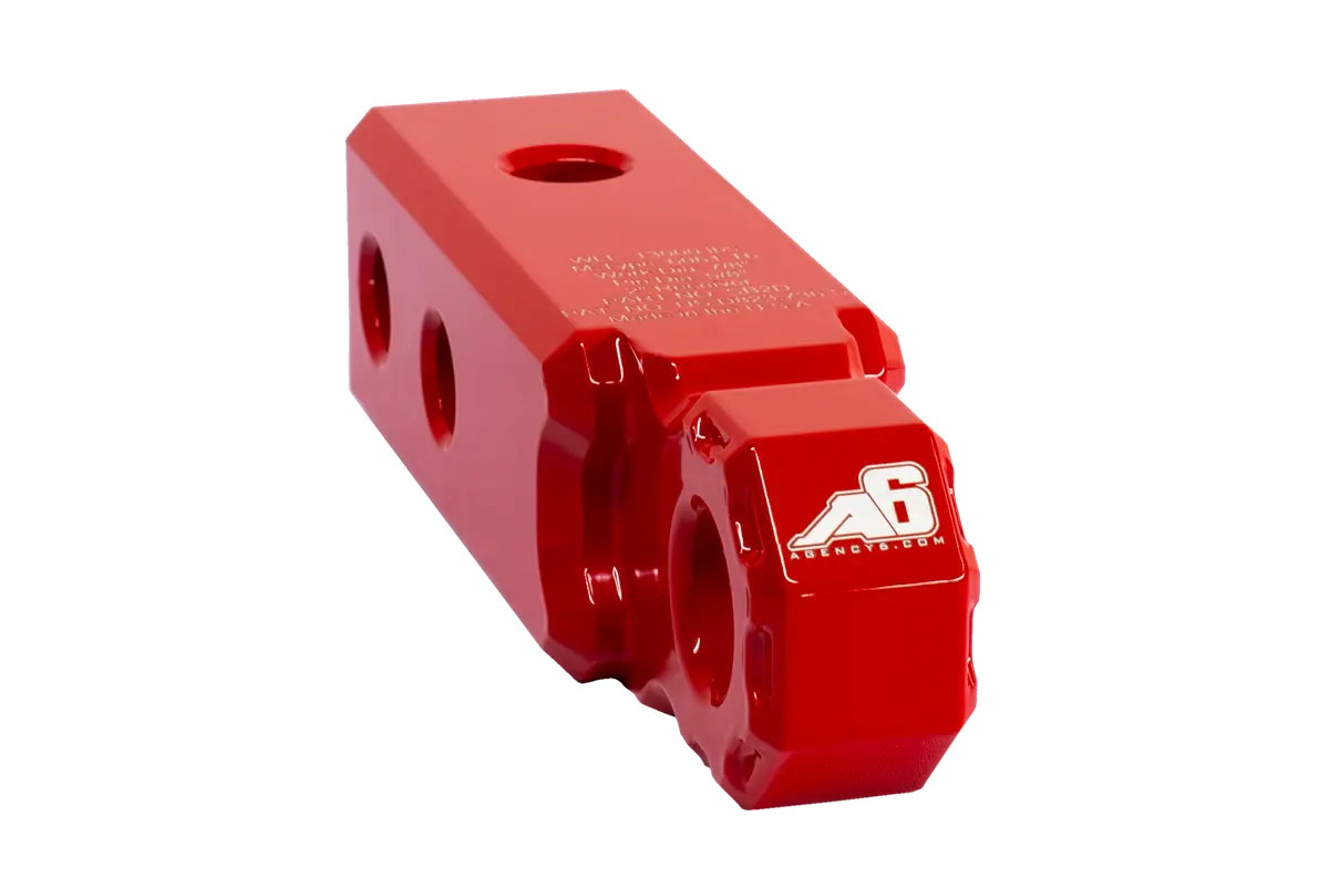 Agency 6 - Shackle Block 2" Assembly - Red 2