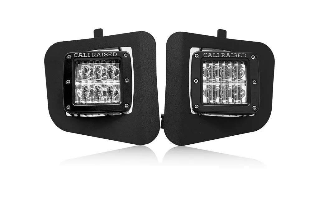 Cali Raised Led - Led Fog Light Pod Replacement Mounting Brackets - Toyota Tundra (2014-2021) 2