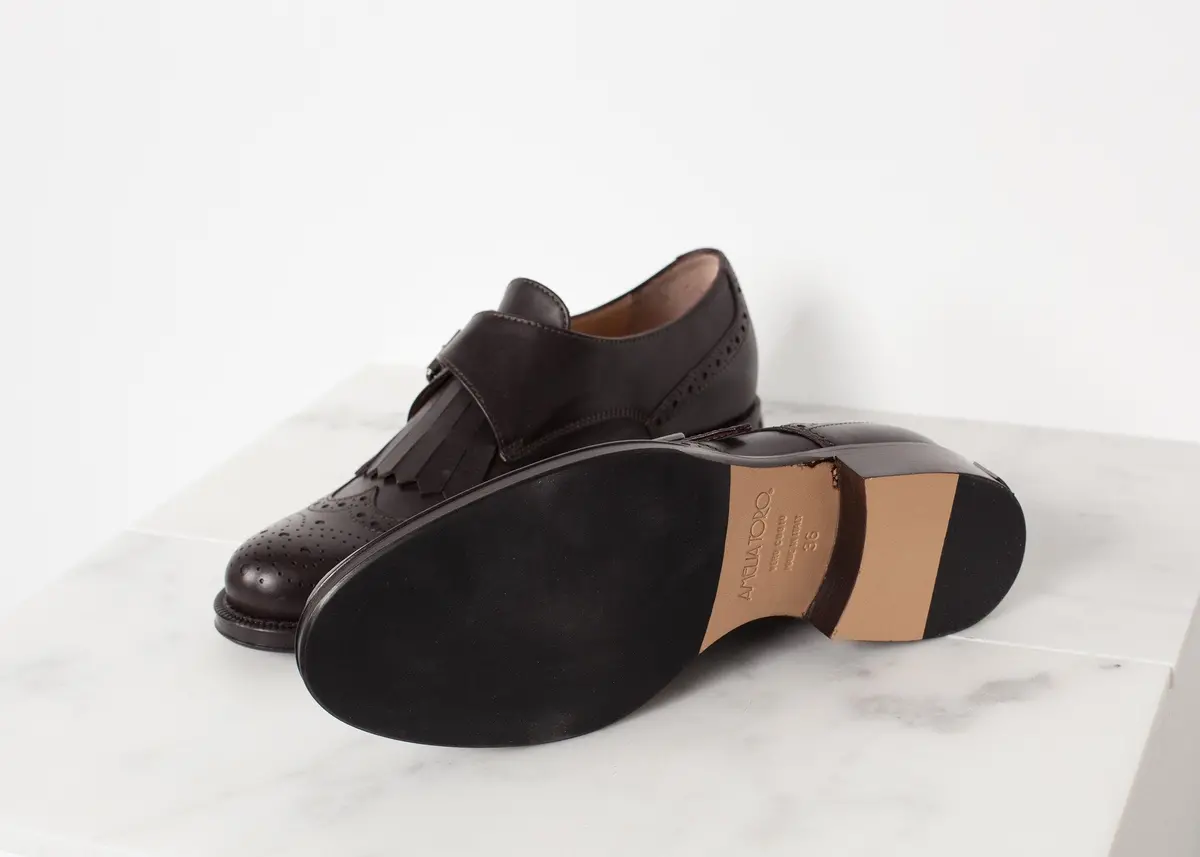 Golf Shoes In Brown 7