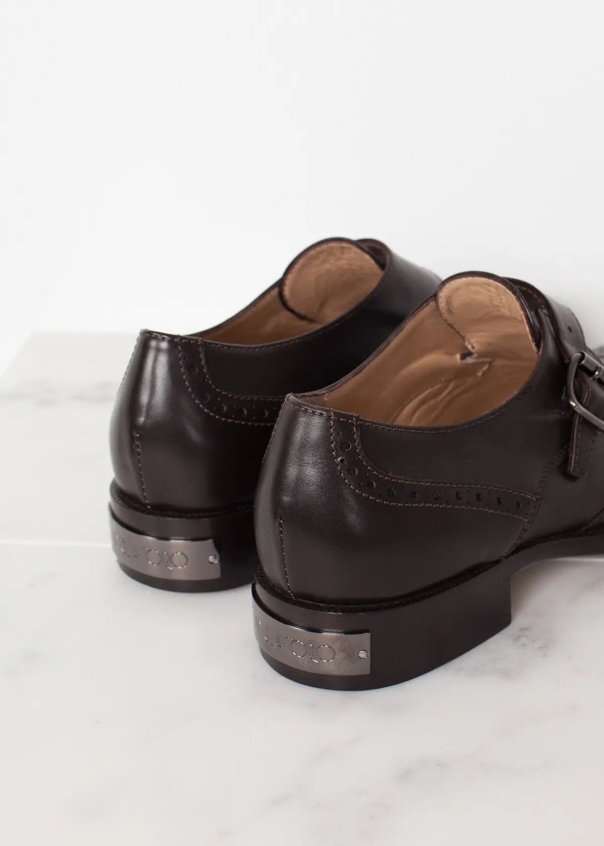 Golf Shoes In Brown 2