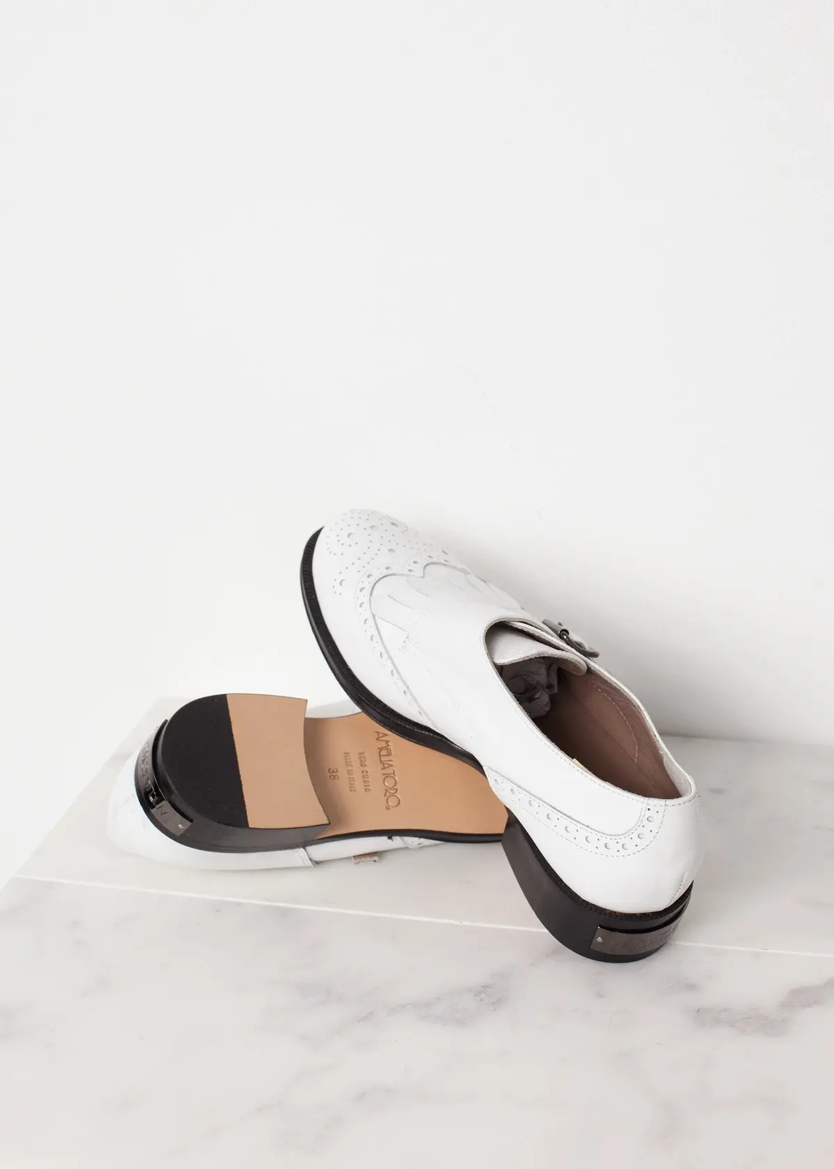Golf Shoe In White 4