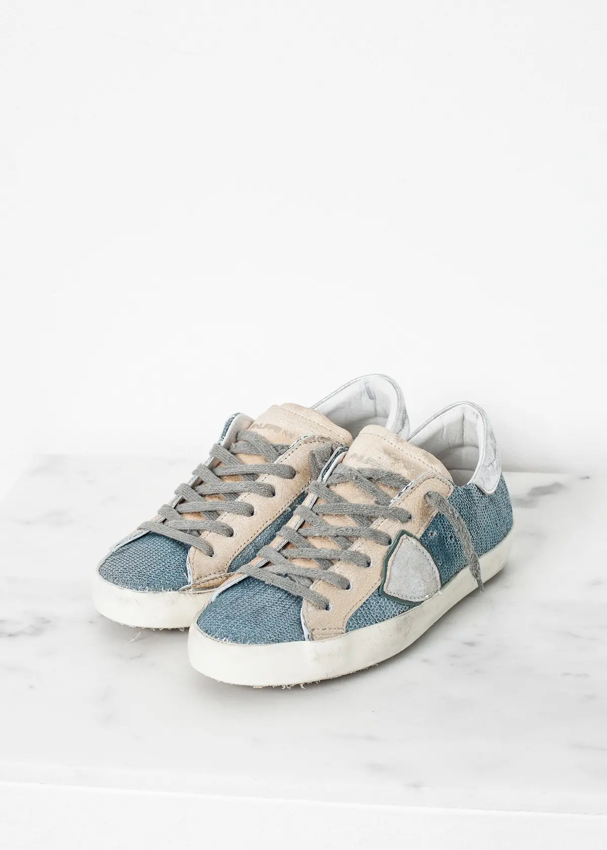 Metallic Sequin Low Top Sneaker 6