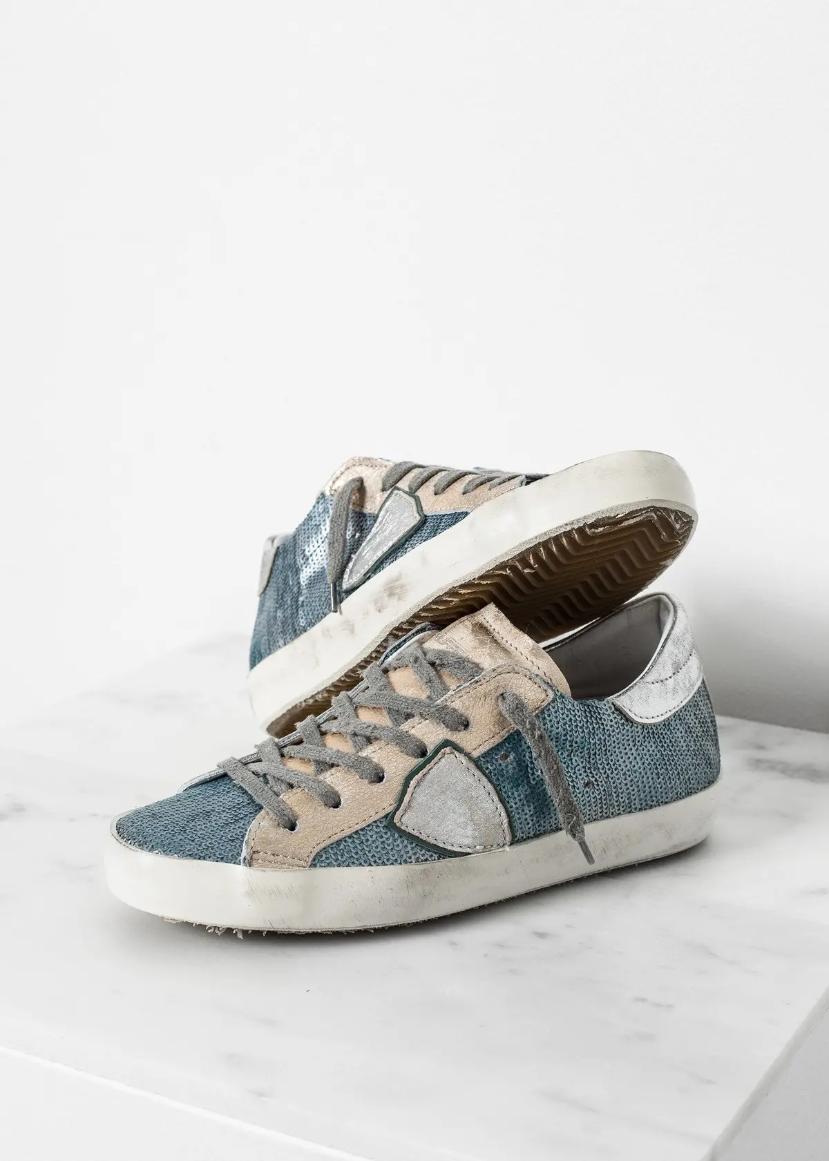 Metallic Sequin Low Top Sneaker 5