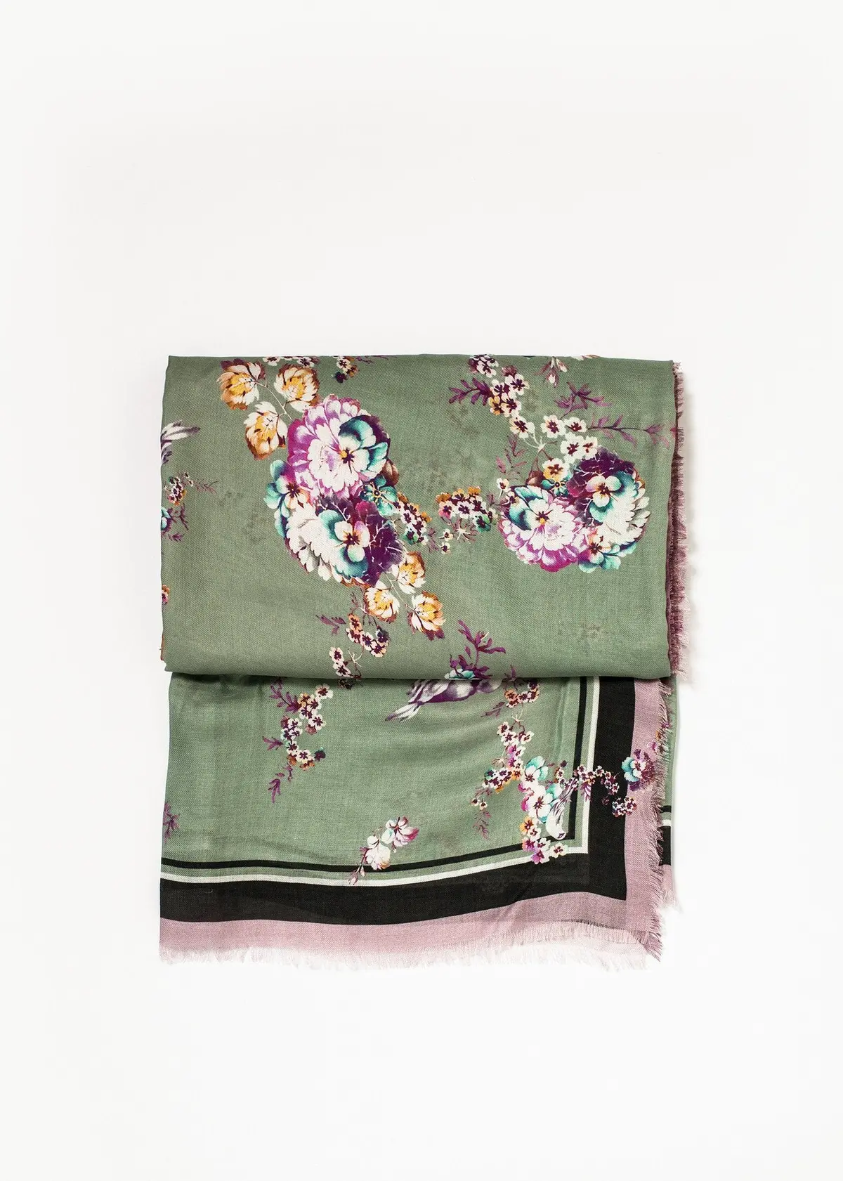 Floral Cashmere Scarf 1