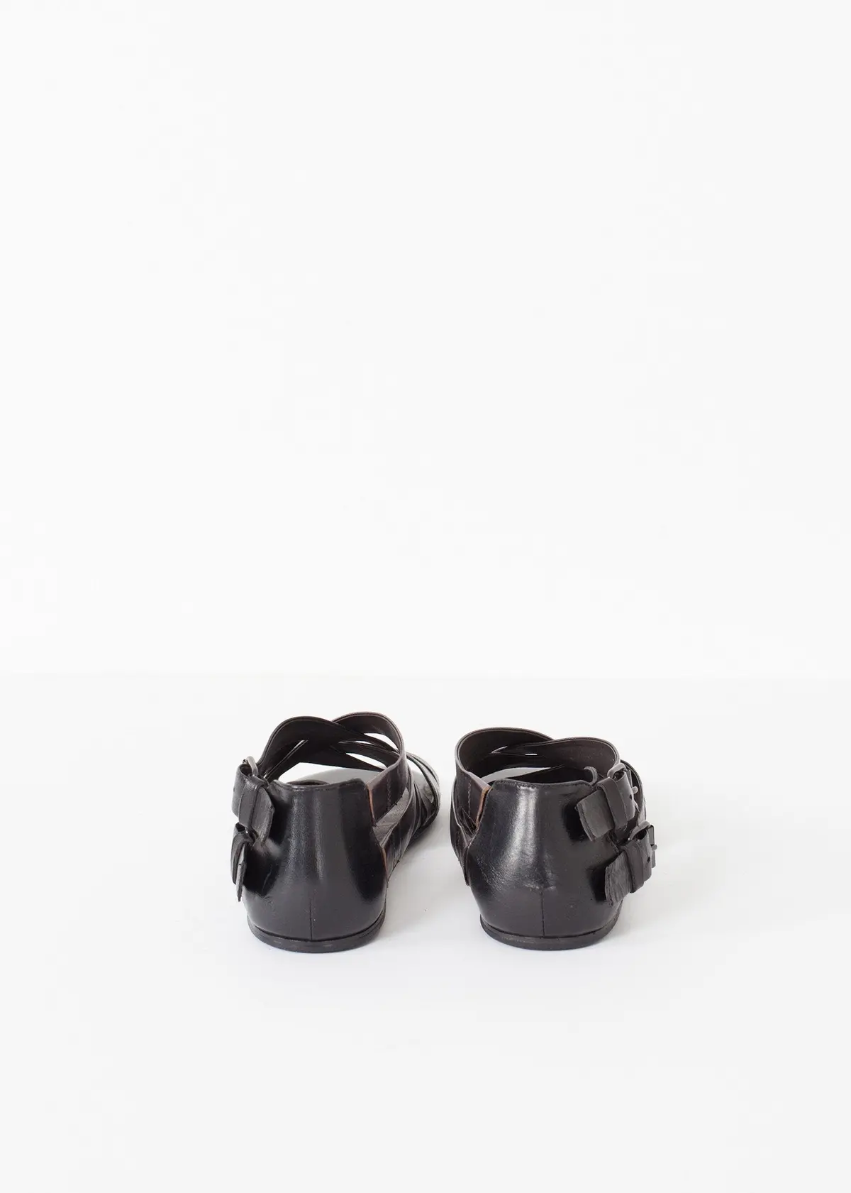Wrap Sandal In Black/Steel 3