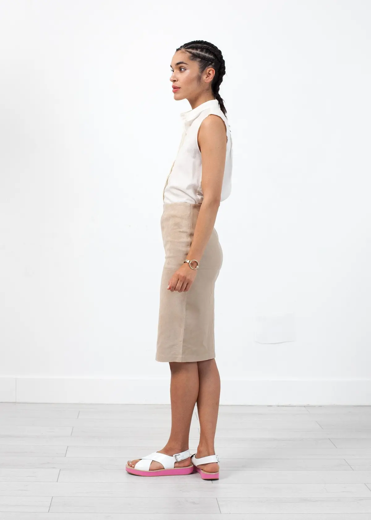 Floridia Leather Skirt 8