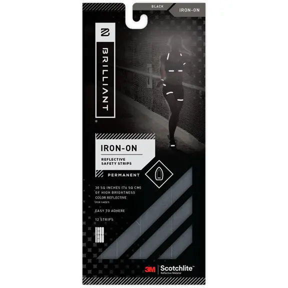 Brilliant Reflective Iron-On Strips 2