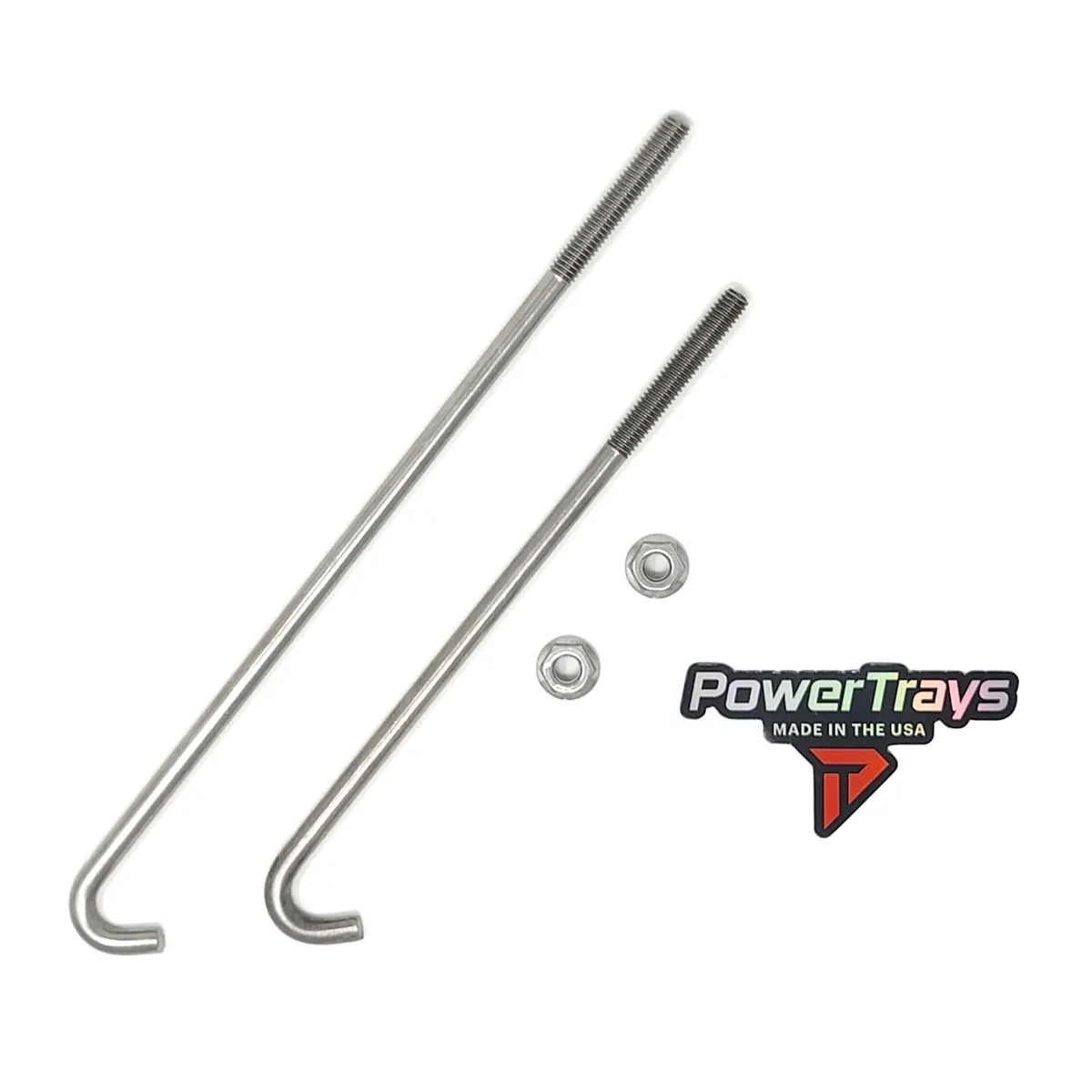 Powertrays - Stainless Steel 5/16" J-Hooks For Toyota Vehicles 1