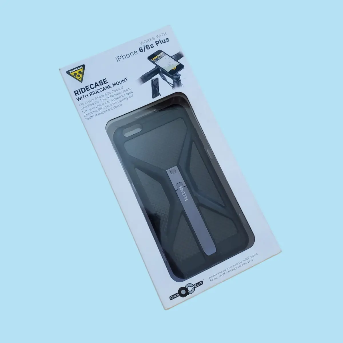 Open Box Topeak Tt9846b Ridecase With Ridecase Mount For Iphone 6/6S+ 1