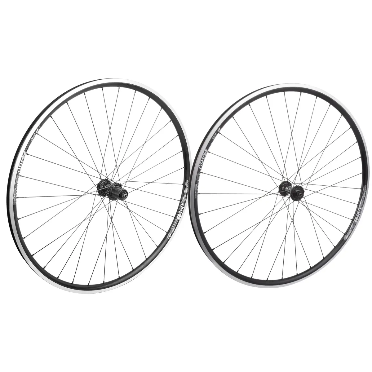 Dt Swiss R460 700C 9X100 Front 10X130 Rear Qr Hg Tubeless Wheelset 1