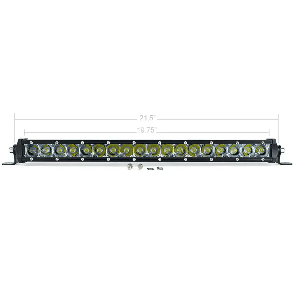 Cali Raised Led - 20" Slim Single Row White Led Light Bar 1