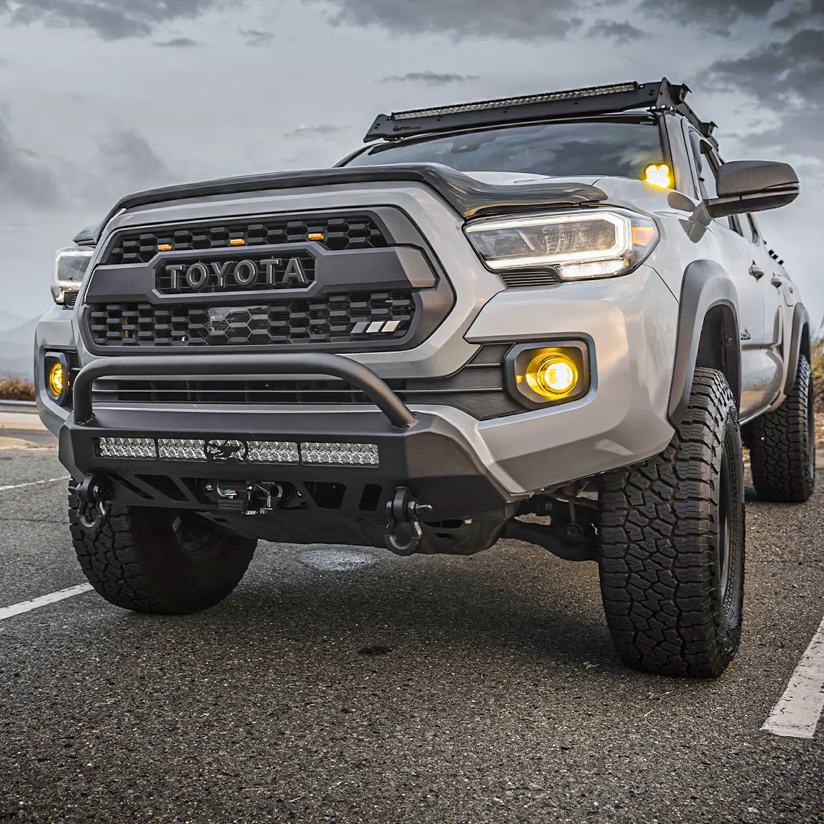 Cali Raised Led - Upper Led Mount For Tacoma Stealth Bumper 2