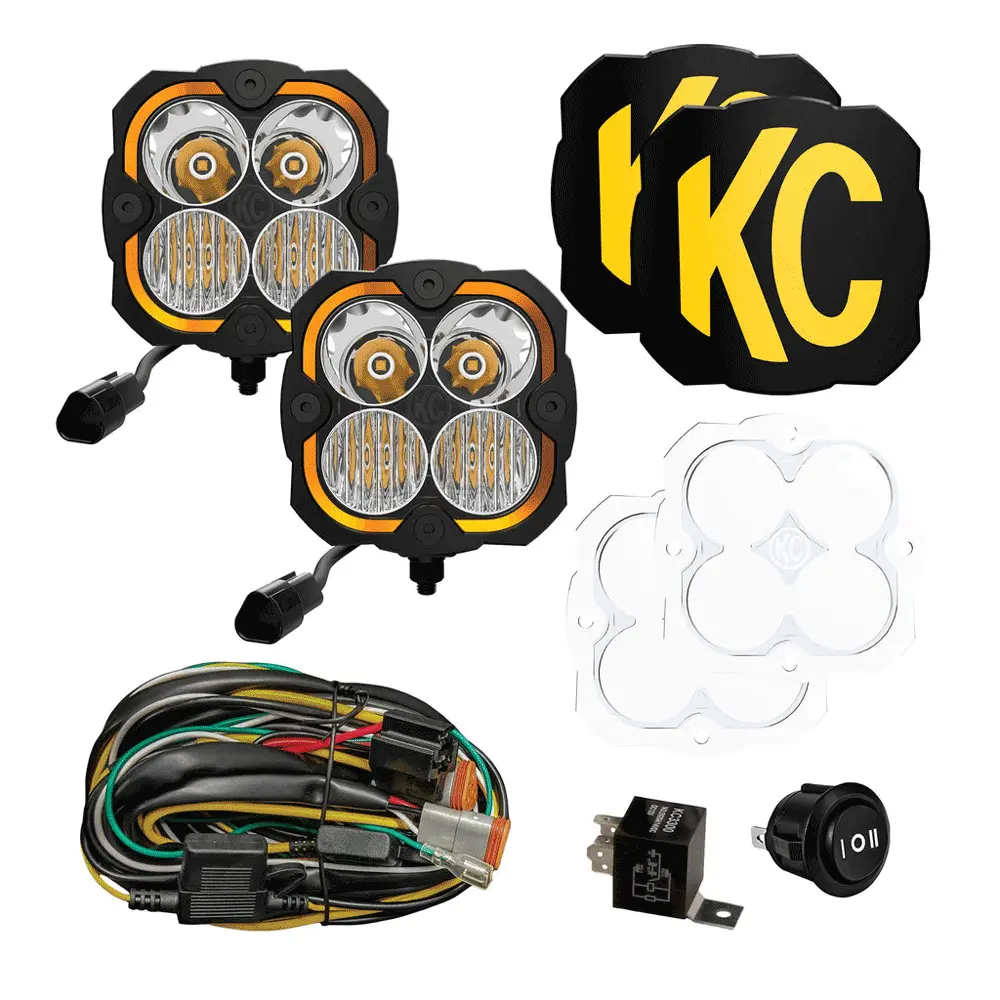 Kc Hilites - Flex Era® 4 - 2-Light Master Led Light Pod Kit 1