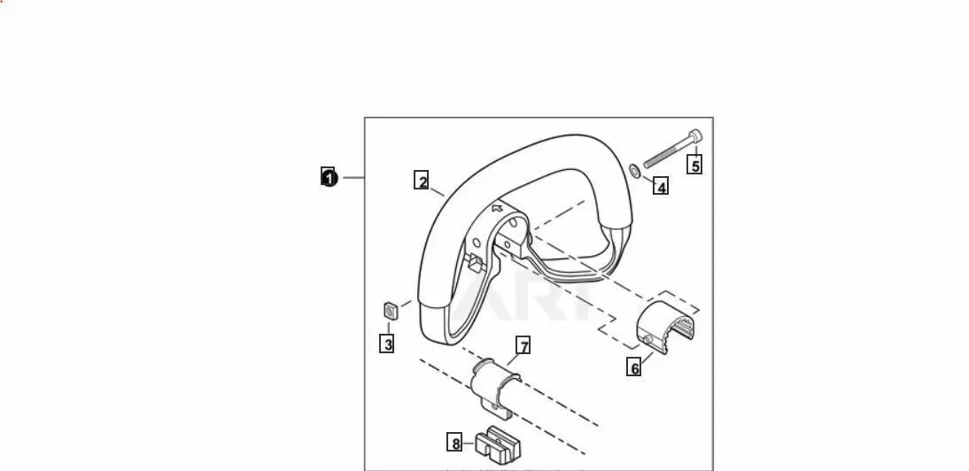 P021047682 Genuine Echo / Shindaiwa Support Handle M262 Pas-2620 T262 P021047681 1