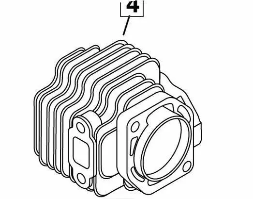 A130001960 Genuine Echo Cylinder For Hc-2020, Hc-2210 ,Hc-2420 Hedge Trimmers 1