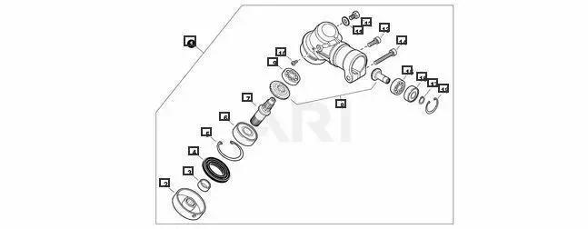 P021027320 Genuine Shindaiwa Echo Gear Case Assy T282 T282x 1