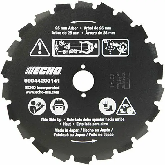 Echo 22-Tooth Brushcutter Blade 25.4Mm Arbor 99944200141 1