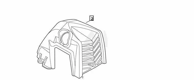 A160003290 Genuine Echo / Shindaiwa Part Cover, Engine T262 C262 1