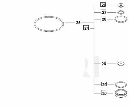 99944100471 Genuine Echo Part Kit, Piston Repair Ms-40Bp Ms-41Bp Sp40bps 1