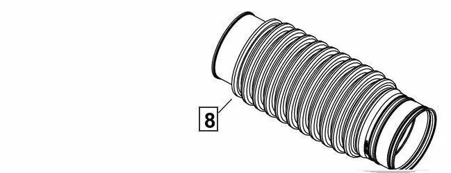 E164000160 Genuine Echo Flex Tube Pb-9010H Pb-9010T Pb-9010 Blower Tube 1