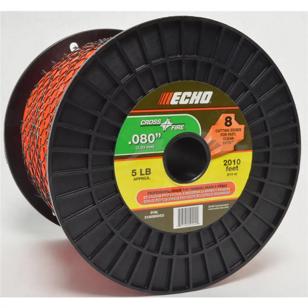 Echo Cross-Fire .080 Trimmer Line 5-Pound Spool (2,010 Feet) 316080052 1