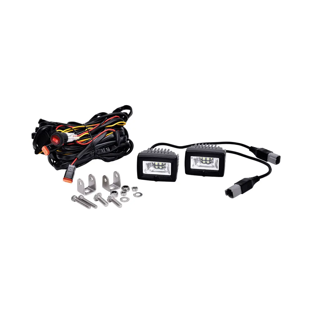 Kc Hilites - 2" C-Series C2 Led - 2-Light System - 20W Flood Beam 1