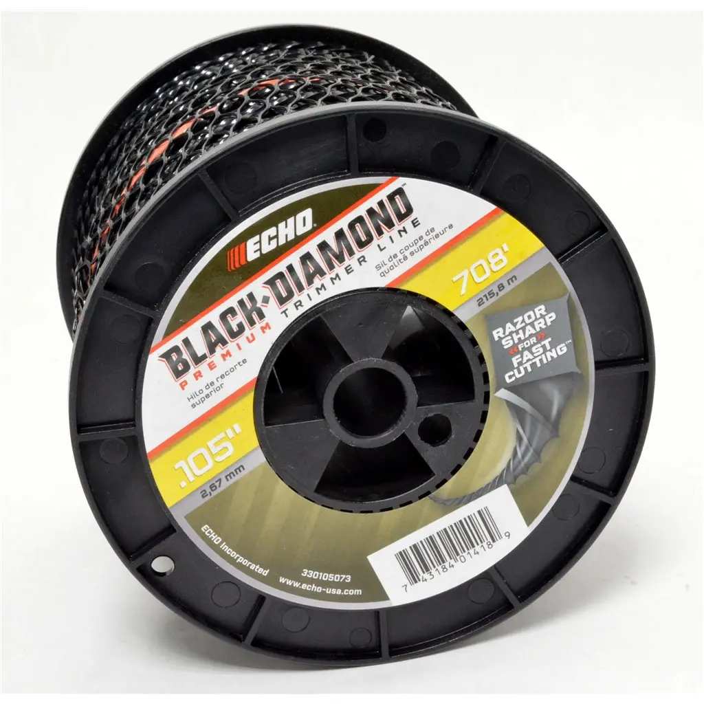 Echo Black Diamond .105 Trimmer Line 3-Pound Spool (708 Feet) 330105073 1