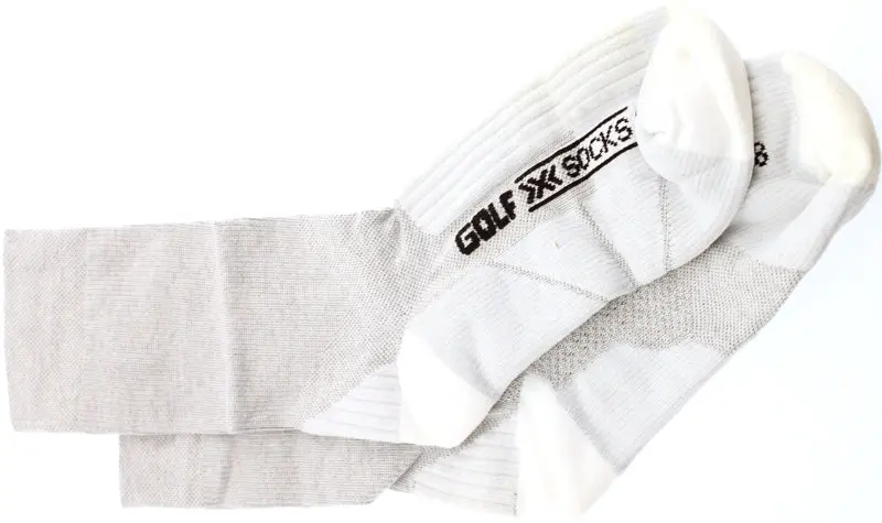 X-Socks Golf Air Step Men's Msrp $32 Mid Sock Us 3.5 - 6 Eu 35 - 38 Pr Grey New 1