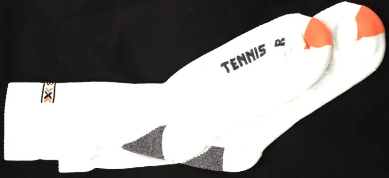 X-Socks Tennis Professional Msrp $32 Us 6.5 - 8.5 Eu 39-41 White Compression New 1