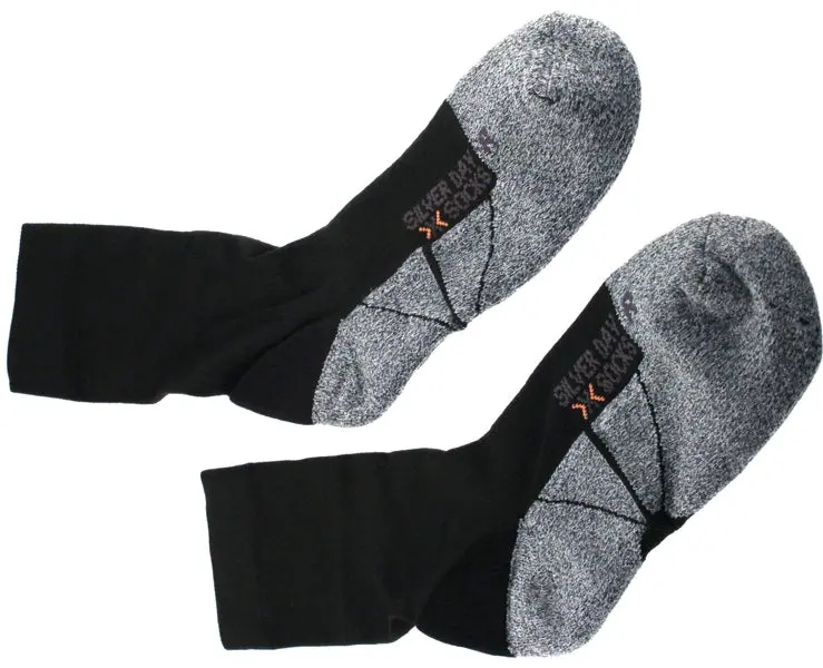 X-Socks Silver Day Men's Casual Msrp $34 Us 3.5 - 6 Eu 35 - 38 Black New Sample 1