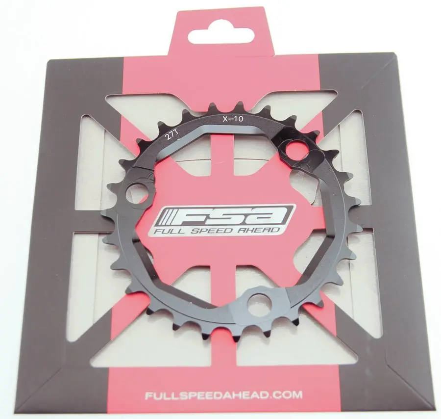 Fsa 27T Pro Mtb 386 Chainring X-10 Speed 86 Bcd 3 Bolt Black Bike New Nib 1