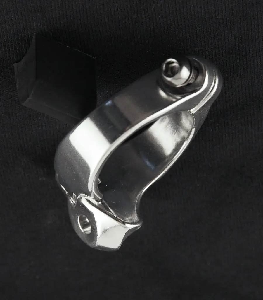 34.9Mm Braze On Front Derailleur Clamp Adapter Aluminum Alloy 32G Road Bike New 2