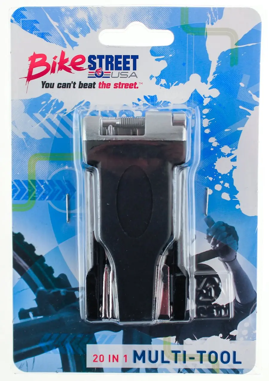 Bike Tool 20 In 1 Multi-Tool Road Bicycle Mtb Tire Lever Chain Spoke Compact New 1