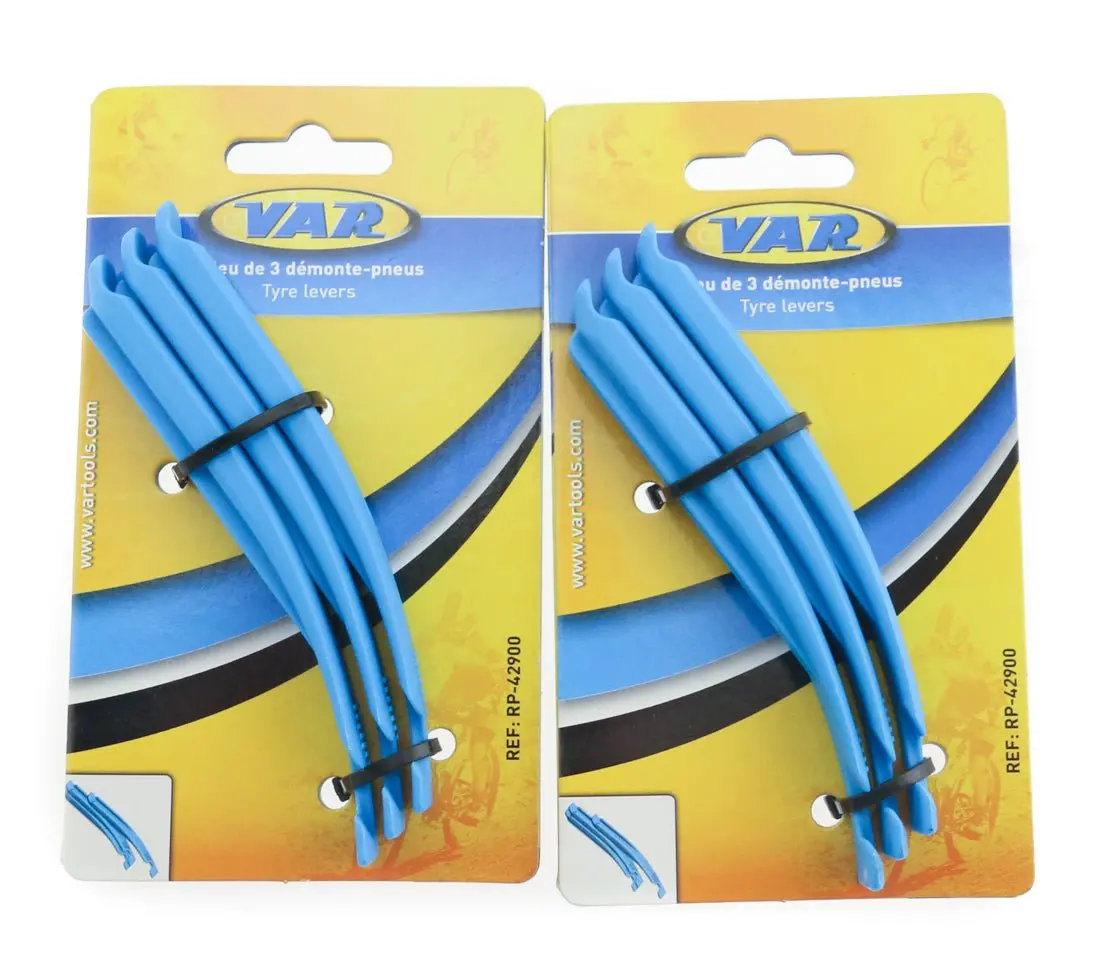 2 Qty Of 3 Var Road / Mountain Bike Tire Lever Sets Fiberglass / Nylon New 1