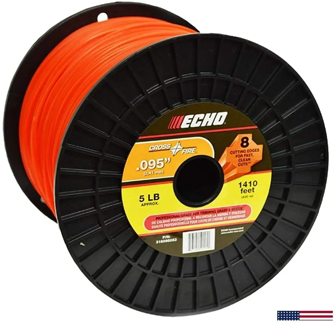 Echo Cross-Fire .095 Trimmer Line 5-Pound Spool (1,410 Feet) 316095053 1