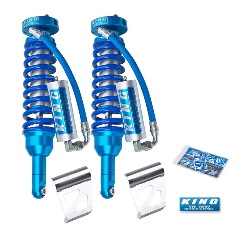 King Shocks - Front 2.5 Dia. Remote Reservoir Coil-Over, Ext Non-Adjustable - Toyota Tacoma (2005-2023) 1