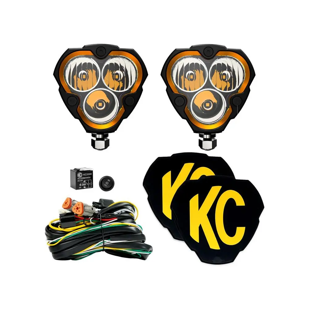 Kc Hilites - Flex Era® 3 - 2-Light Master Led Light Pod Kit 1