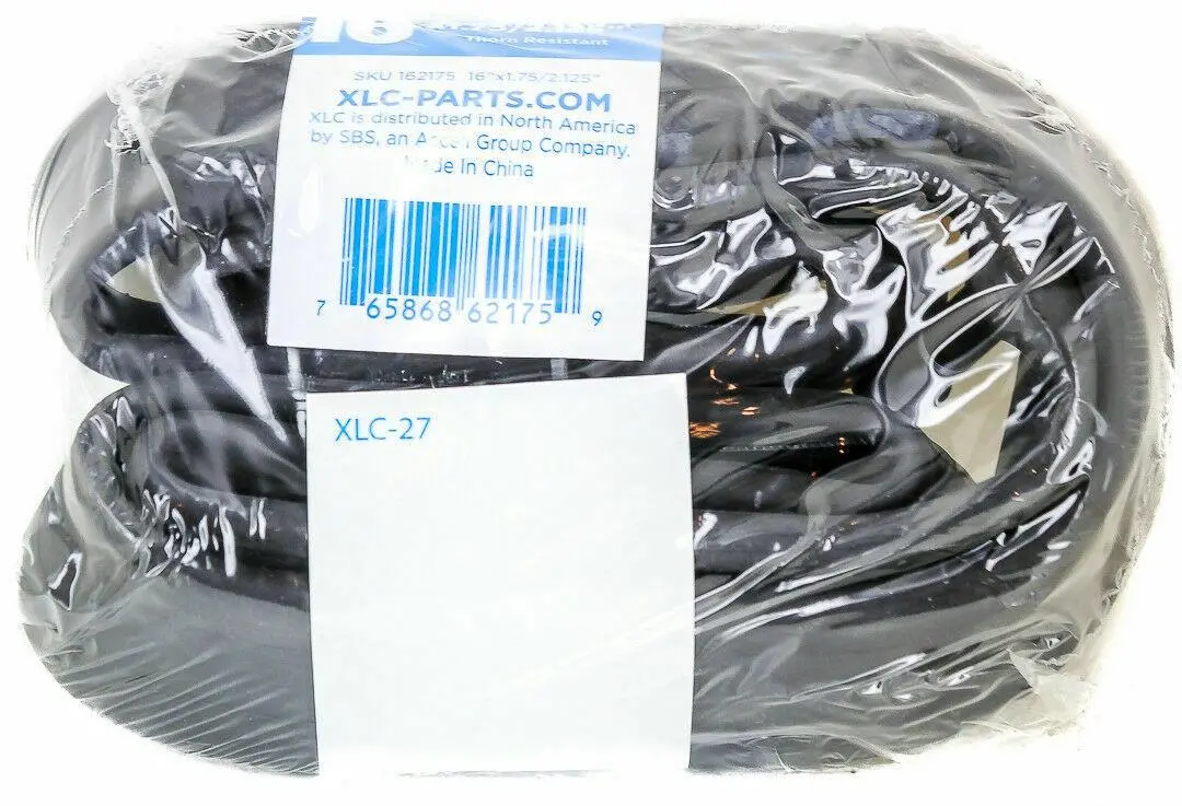 4 Qty Xlc 16X1.75/2.125" 35Mm Schrader Valve Thorn Resistant Wrap Bike Tubes New 1