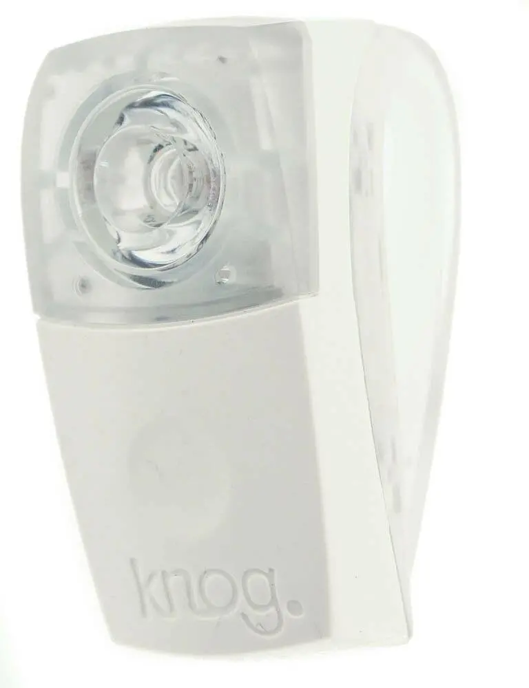 Knog Boomer Wearable Bike Rear White W/ Red Led Light 7 Lumens 4 Mode 600M New 1